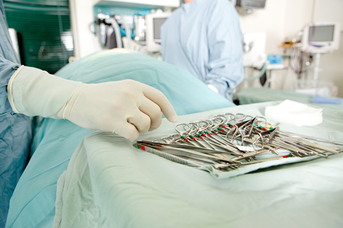 veterinarian in surgery